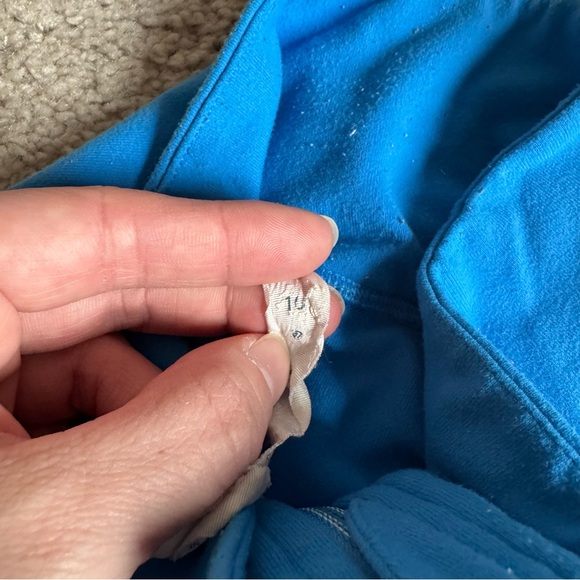 Lululemon Bright Blue Full Length Define Zip Up Size 10 - Picture 6 of 9